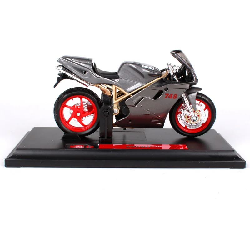 Модель мотоцикла MAISTO 1:18 Ducati 748 литая игрушка новая в коробке бесплатная доставка