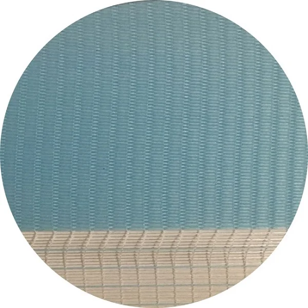 Индивидуальные размеры палин стиль двойной слой рулонные Зебра жалюзи для окон украшения дома - Color: Sky Blue