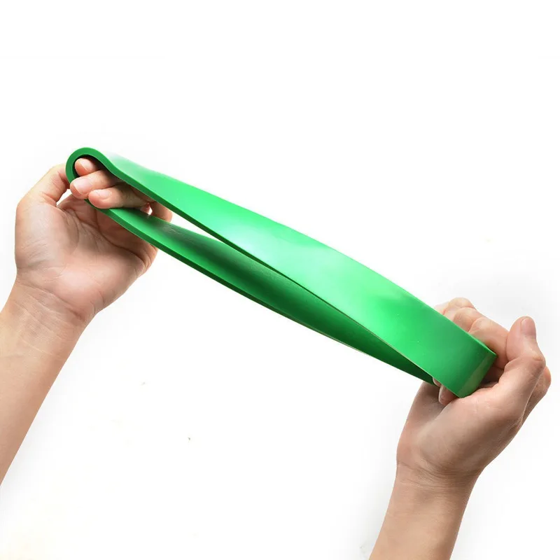 3 цвета эспандер натуральный латексный Эспандер для йоги резиновая петля фитнес-резинки оборудование для пилатеса спорта тренировки - Цвет: Зеленый