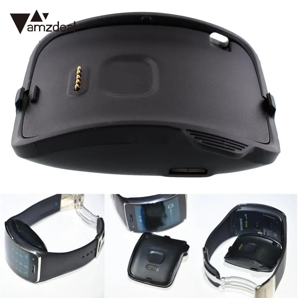 

amzdeal Wristwatch Smart watch USB Cable Adapter Cradle Charger Dock Station For Samsung Gear S/SMR/ 750 Chargers
