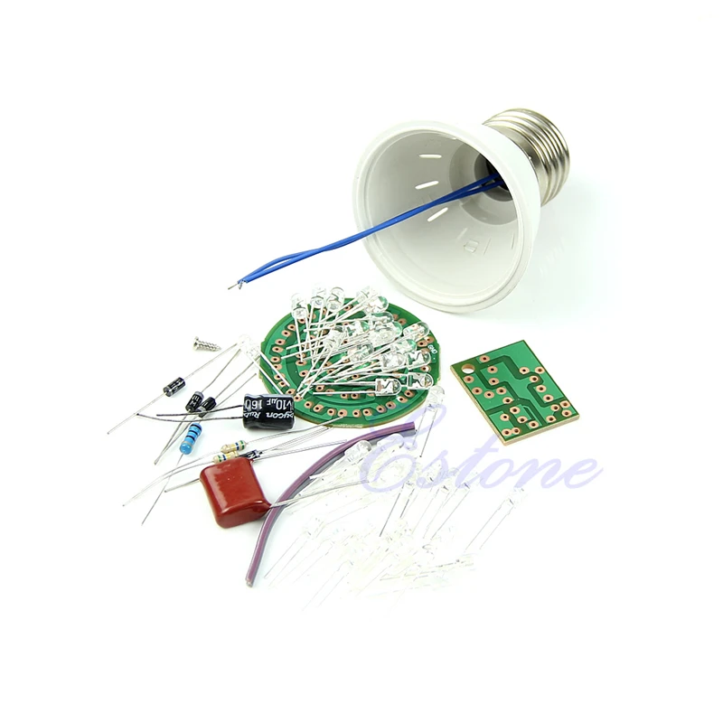

1 Set Energy-Saving 38 LEDs Lamps DIY Kits Electronic Suite