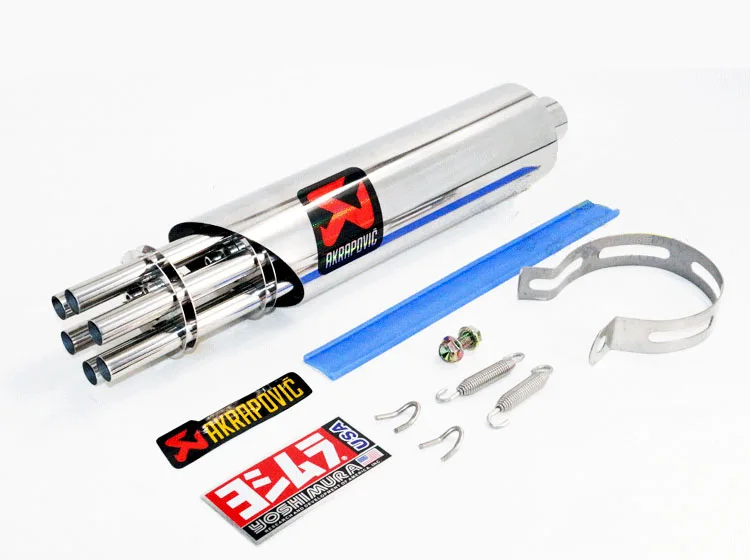 For Yamaha 100CC GY6 aLL engine Motorcycle Muffler system Modification Exhaust Systems Motorbike