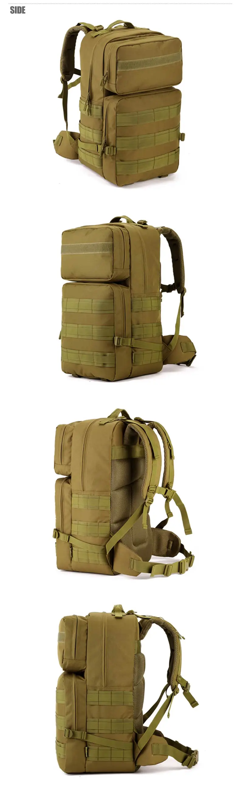 Bolsa de Desporto Mochila de Escalada dos Homens ao ar Mochila de Viagem Mochila Militar Quente Braço Livre Camuflagem Tático Multifuncional Xa982wd 55l 22 Desporto Mochila de Escalada Dos Homens Ao