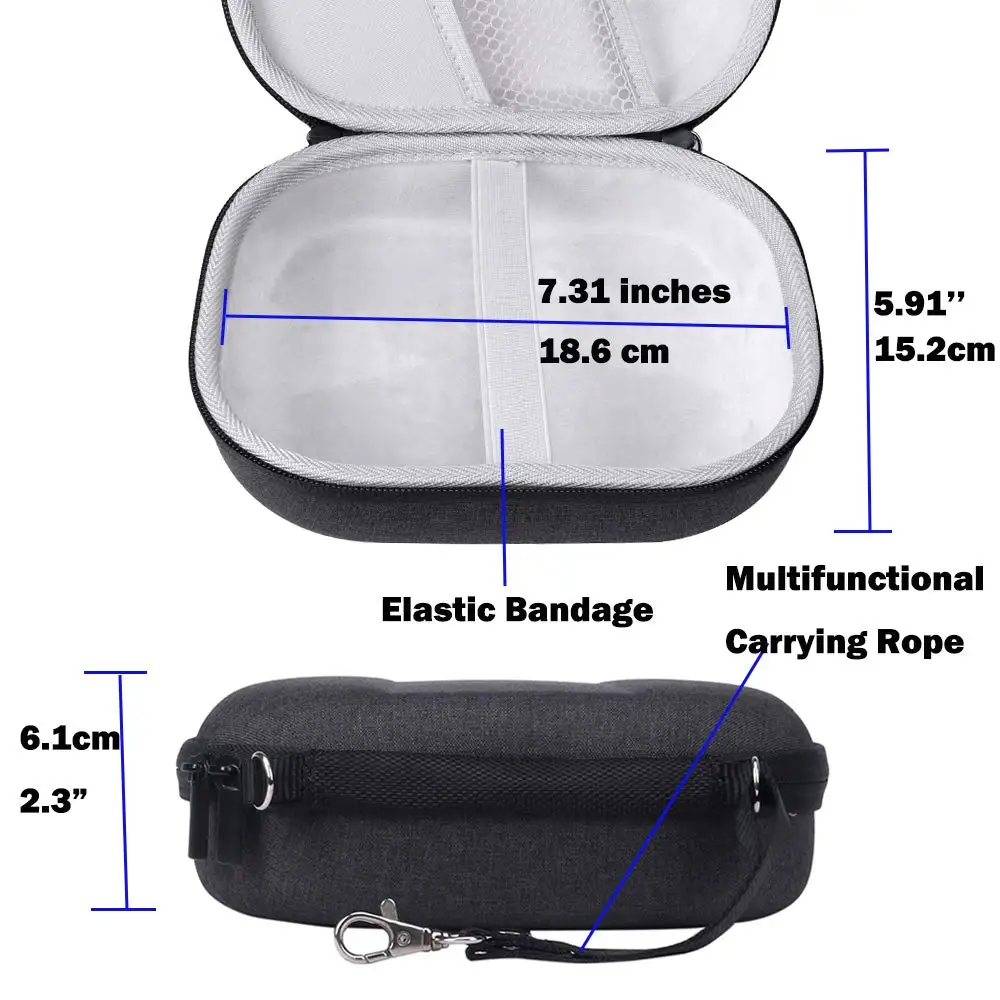 Hard Carry Case for JBL E55BT Wireless Headphone Bose QuietComfort 35 Sennheiser PXC 550 Skullcandy Hesh 3 Protective Travel Bag