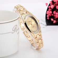 Disu Элитный бренд с покрытием из розового золота Для женщин элегантные Стразы браслет кварцевые часы Мода Женская одежда часы Reloj hombreB40