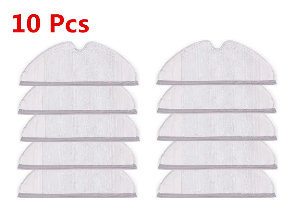 

10pcs Mop Cloths Pads Washable Cloth Mopping Pad for Xiaomi Generation 2 Roborock Vacuum Cleaner Spare Parts
