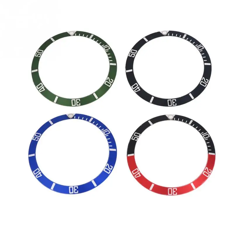 4 цвета 37,5 мм часы-браслет с поддержкой Пластик Материал петля рамка вкладыш кольцо Запасная часть в инструменты для ремонта и комплект ювелирные изделия Безель