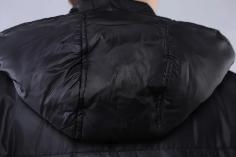 Дизайн зимнее пальто для мужчин X-Long теплый пуховик утолщенная мужская повседневная куртка ветрозащитная с капюшоном размера плюс парка HJ111