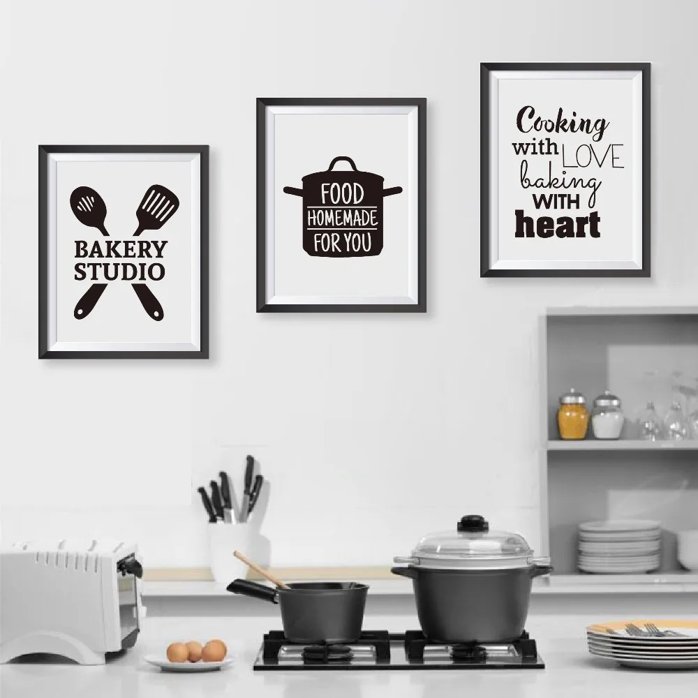Home Decor Cartoon Kitchen Utensils Painting Space Wall Art For Living Room Nordic Minimalist Style Poster Canvas Unframe Home Decor Cartoon Kitchen Utensils Painting Space Wall Art For Living Room Nordic Minimalist Style Poster Canvas Unframe