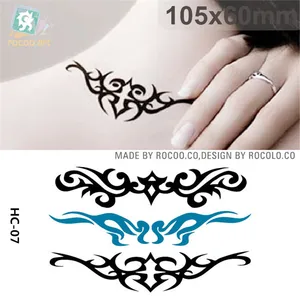 Боди-арт, водостойкая временная татуировка, бумага для мужчин и женщин, индивидуальная 3d тотемная дизайнерская маленькая тату-наклейка, оптовая продажа HC1007 - изображение