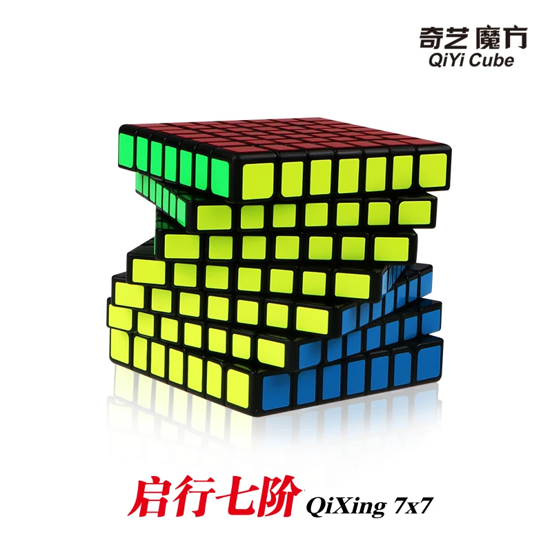 Educativos para Crianças Xmd Mofangge Qixing 7x7x7 Qiyi Cubo Stickerless 7 cm Qixing s 7x7 Magic Puzzle Mofangge Profissional Brinquedos 12 7 cm Qixing S 7x7 Magic Puzzle