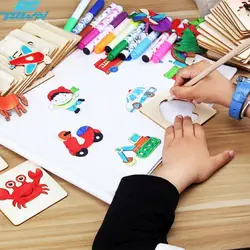 RCtown живопись трафарет шаблоны с водой цвет ручка набор более 55 Творческий инструменты для рисования подарок детей zk30