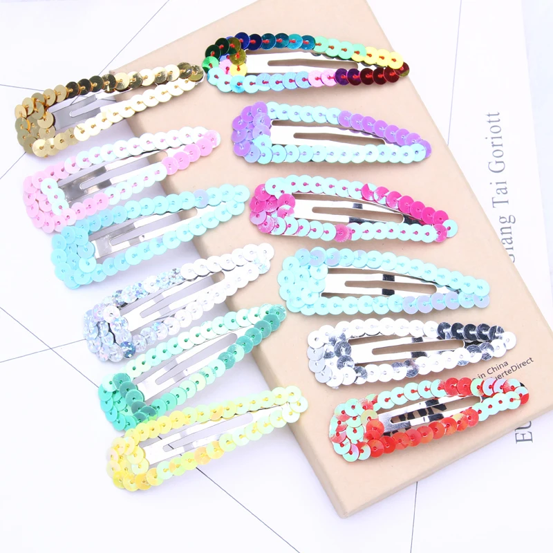 

acrylic sequines hair clip waterdrop hairpins hair jewelry wedding hair accessories for women tiara