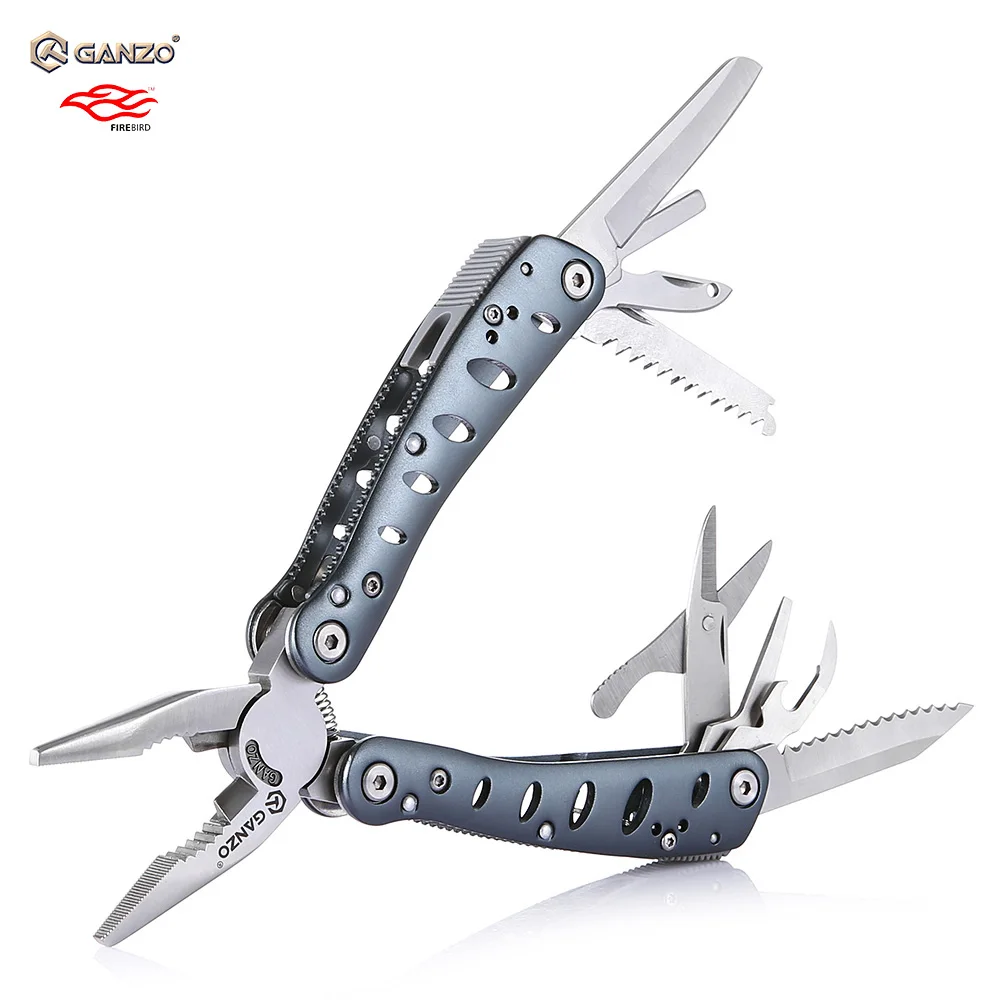 Ganzo G101 H многофункциональные складные плоскогубцы 10 шт. отвертки биты Портативный