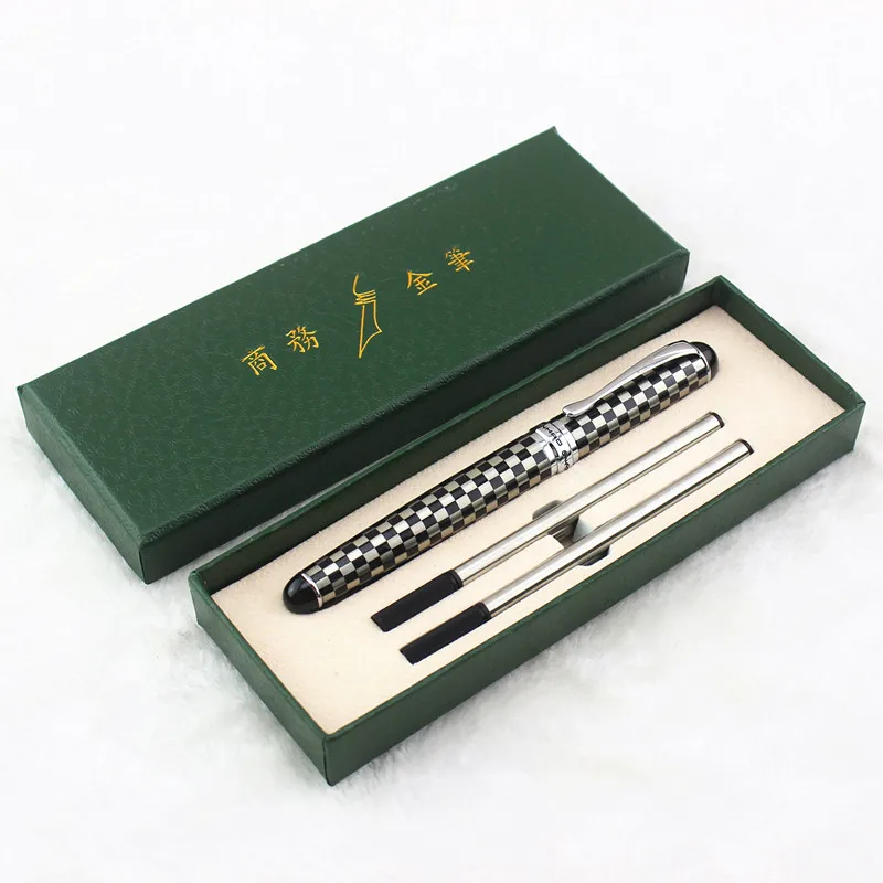 Новые черные чернила для ручки Jinhao 750 из нержавеющей стали шариковые с