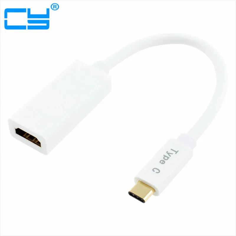 

USB3.1 Type-C To HDMI Switch Converter Cable 3D 4K*2K USB-C to HDMI Adapter Cord For Macbook 12" HDTV Projector