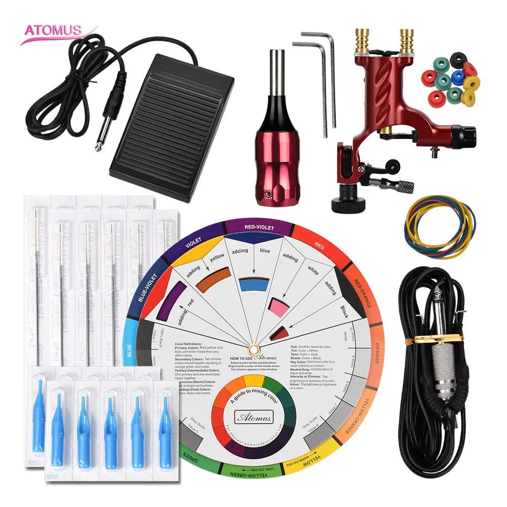 

Rotary Tattoo Machine Kits Tatouage Beginner Kit Tatuagem Tatoo Set Quit De Tatuajes Tatto Support Machine A Tatouer Tatuaje Kit