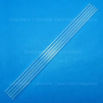 

5PCS 300mm,Quartz Glass Tube,OD 10mm,Thcik 2mm,ID 6mm,Made By Fused Silica