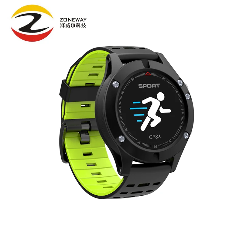

2pcs Zonway F5 GPS watch Heart Rate Monitor GPS Multi-Sport Mode OLED Altimeter Bluetooth Fitness Tracker IP67 BRIM Smart Watch