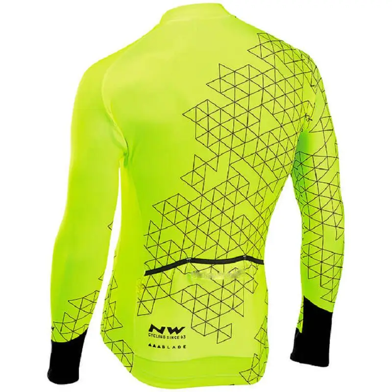 NW велосипедная футболка с длинными рукавами Ropa Ciclismo Pro Team Осенняя велосипедная одежда велорубашка MTB Одежда Northwave
