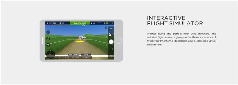 DJI Phantom 3 Standard FPV With 12MP Camera Shoots 2.7K Video RC Quadcopter RTF