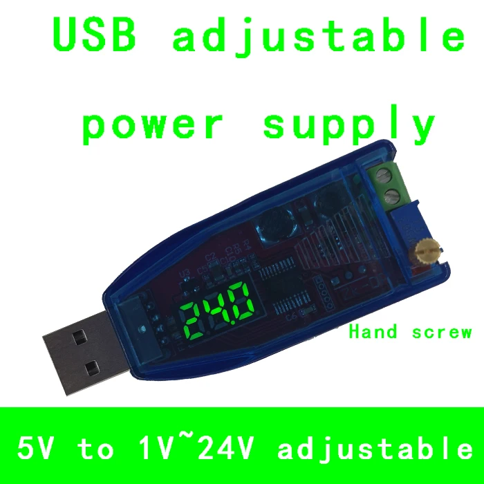 

DC-DC 5V to 3.3V 9V 12V 24V USB Step UP / Down Power Supply Module Adjustable Boost Buck Converter Out DC 1.2V-24V