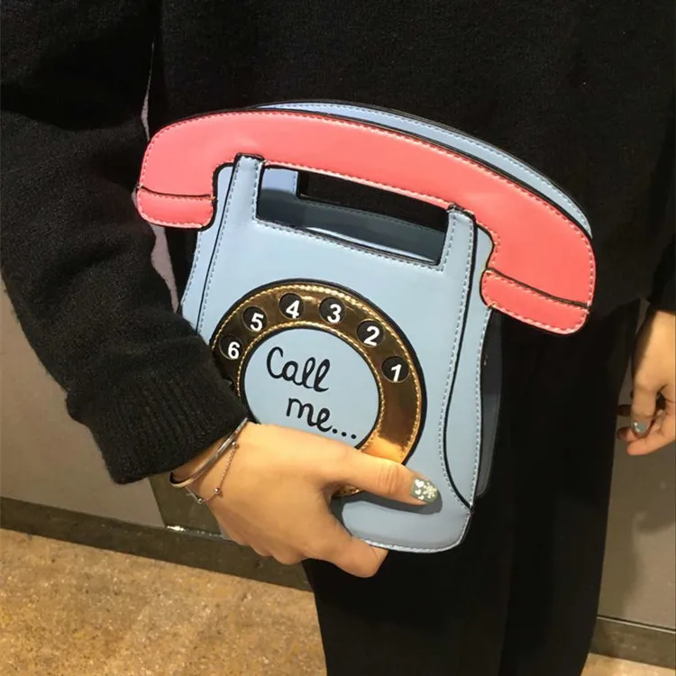 

Hand bag Retro Clock funny personality Mori Vintage Vintage handbag alarm bag