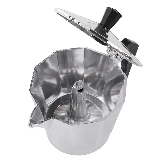 HOODAKANG-Stovetop Moka Coffee Maker, Italian Espresso, Expresso Percolator, Cafe Coffee Pot, 1, 2, 3, 6, 9, 12, 14Cup 4