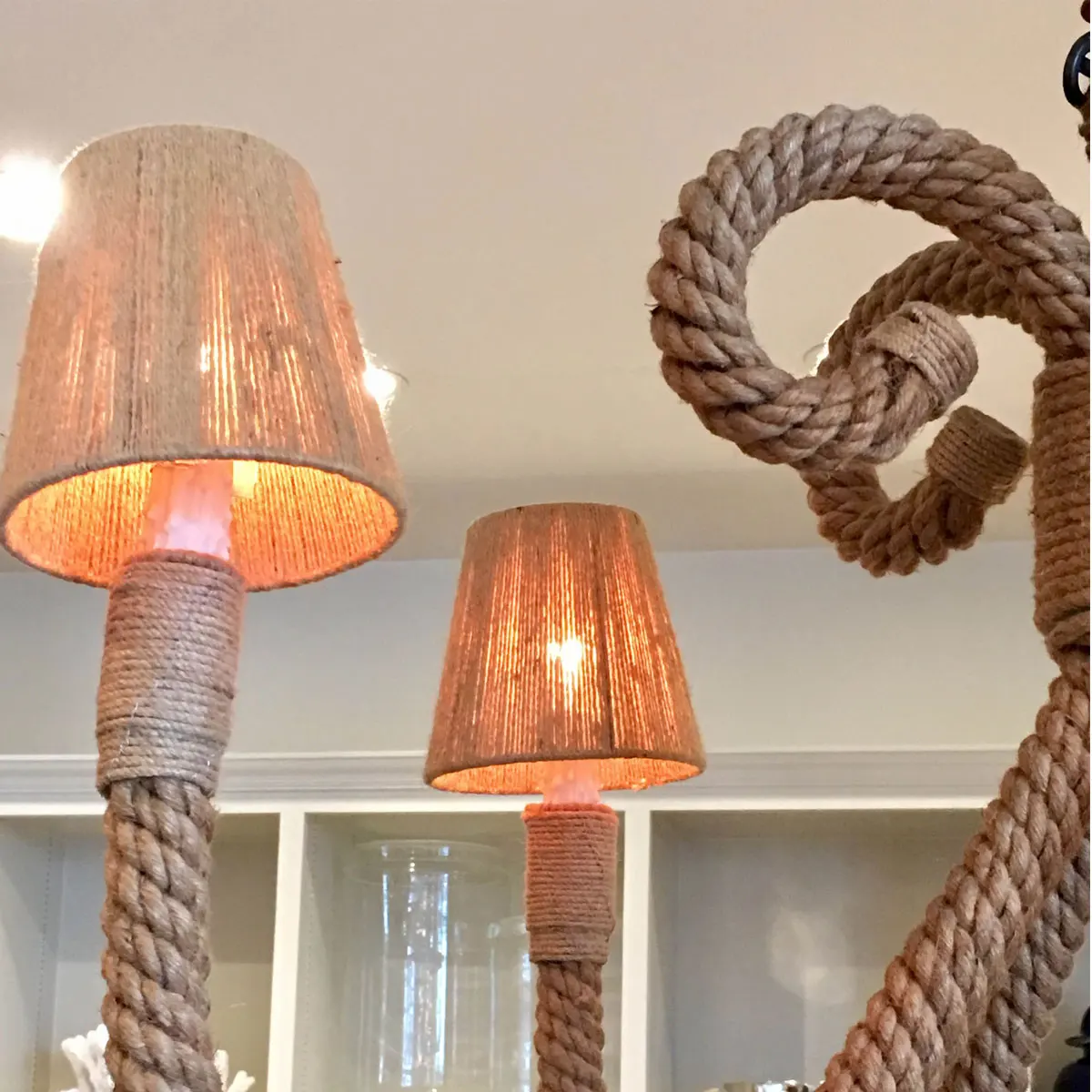 KIWARM 40 мм 3-40 м джутовые веревки шпагат натуральный пеньковый льняной шнур интерьер домашнего искусства Декор