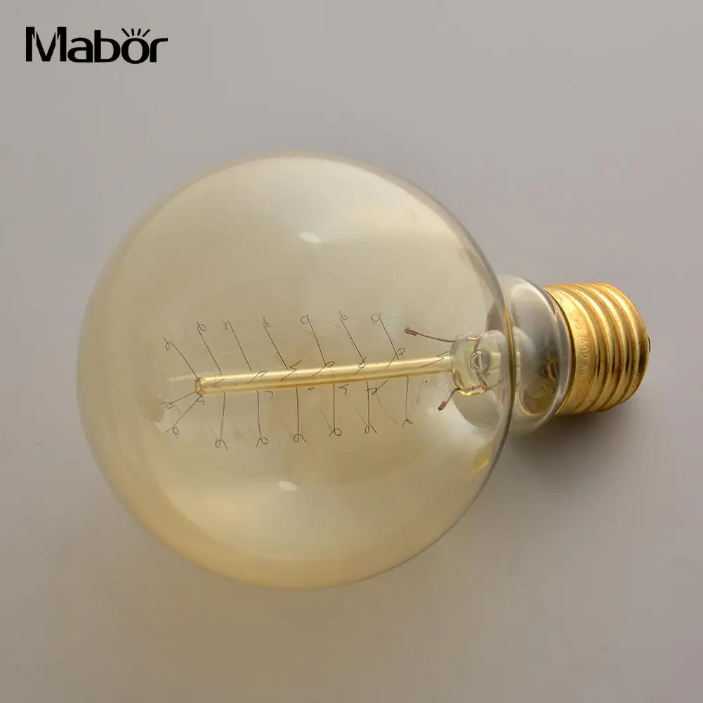 

Edison Vintage Antique Tungsten Filament G80 220V/40W E27 Light Bulb Droplight
