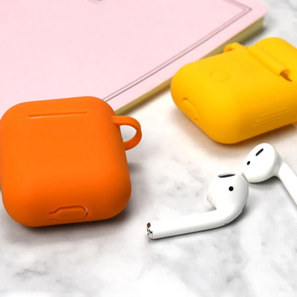 1 шт. Bluetooth беспроводной протектор для наушников чехол для Apple Airpods Мягкие силиконовые наушники анти-потери защитный чехол