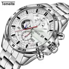Luxury Brand Waterproof and shockproof stainless steel Military Sport Watches Men Silver Steel Digital Quartz Analog Watch Luxury Brand Waterproof and shockproof stainless steel Military Sport Watches Men Silver Steel Digital Quartz Analog Watch