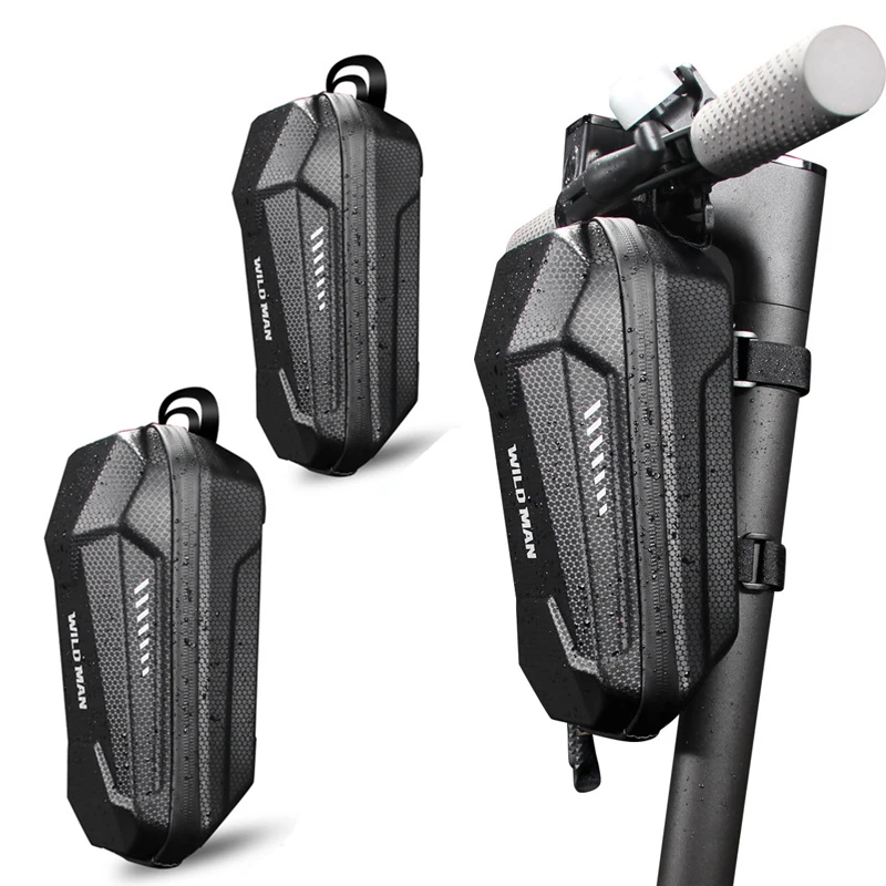 Hard Bag Case Balance Car Rainproof Rubberized Waterproof Zipper Large Electric Scooter Bicycle Front Practical