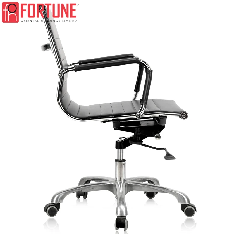High Quality Conference Chair Commercial Furniture PU Boss Office Chair Adjust Seat Height Home Black Computer Chair Wholesale