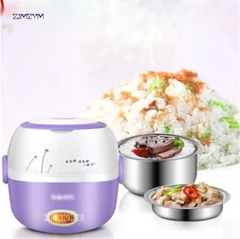 

Portable Electric Rice Cooker 1.3L Insulation Heating Electric Lunchbox 2 Layers FH800 Multifunction Automatic Food Container