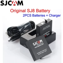Original SJCAM SJ8 Battery ( 2pcs Batteries + Dual Charger ) 1200mAh Rechargeable Li-ion Battery for SJCAM SJ8 Action Camera