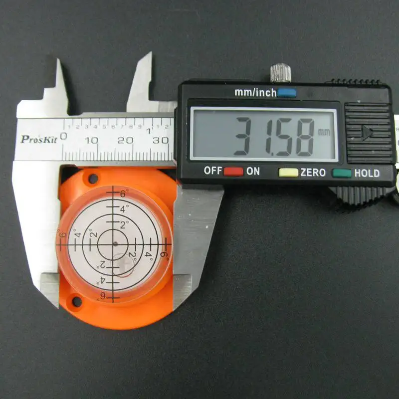 HACCURY 50*17 мм пузырьковый уровень Bullseye Spirit Level круглый с монтажными отверстиями|bubble