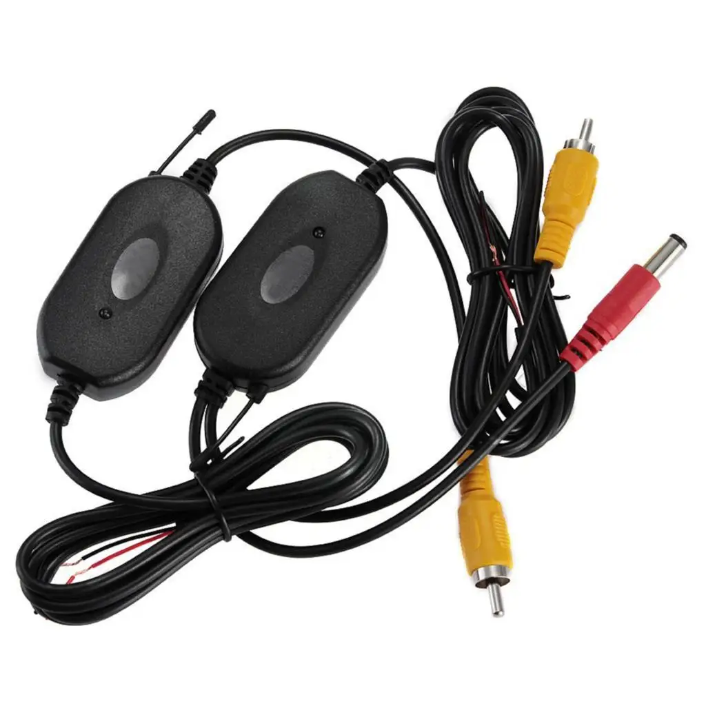 Dewtreetali 2.4G Wireless RCA Video Transmitter Receiver Kit for Car