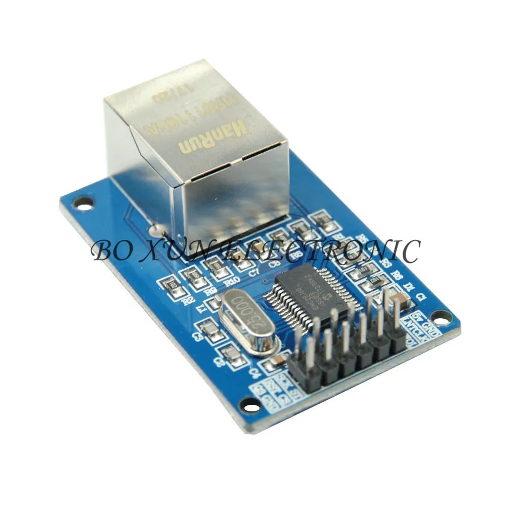 

1PCS ENC28J60 Ethernet LAN / Network Module 51 AVR STM32 LPC learning tool Network Module