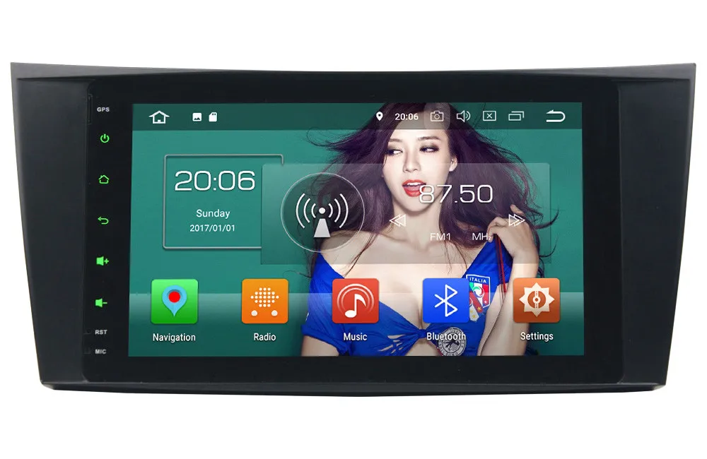 KLYDE 8 "ips 4G Android 8 Octa Core 4 Гб Оперативная память 32 GB Встроенная память автомобильный DVD плеер радио для Mercedes-Benz g-класс W463 G350 G500 G55 2001-2008