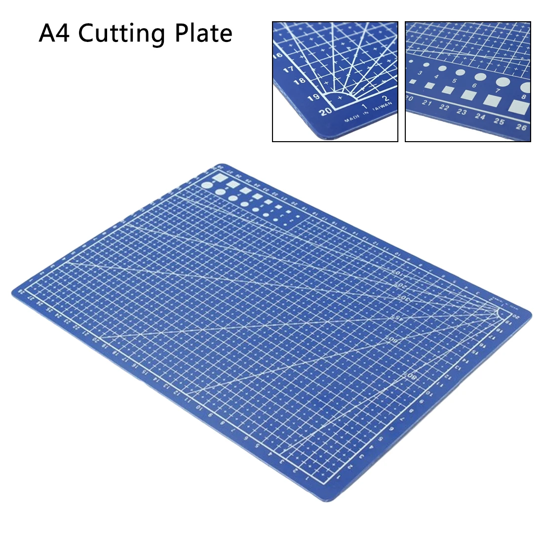 Школьные режущая пластина 1 шт. A4 линиями сетки бумагорез резка коврики ремесло картонные карты 30x22 см синий