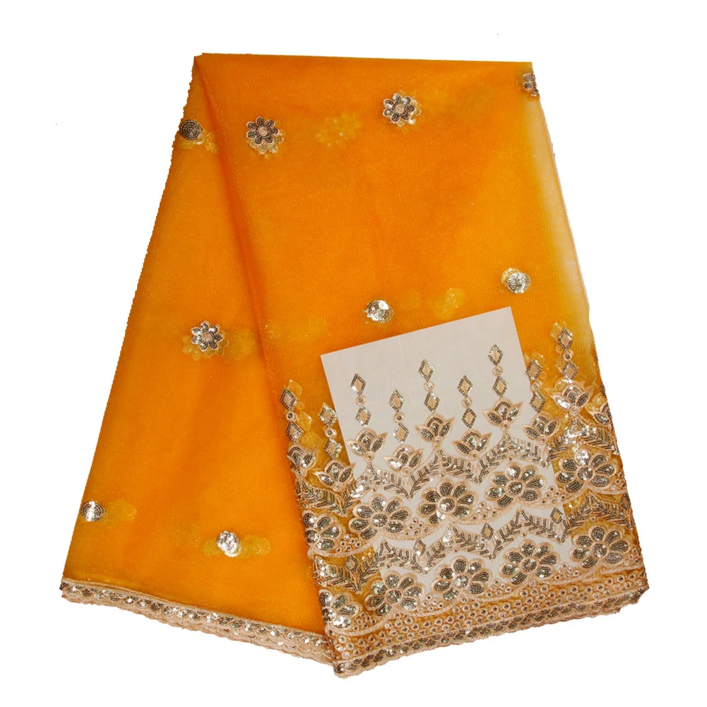 

5yards/lot Wedding Dress Clothes Soft Floral Sequins Embroidery Lace Tulle Mesh Party Decorative Bride Home DIY Sewing Fabric