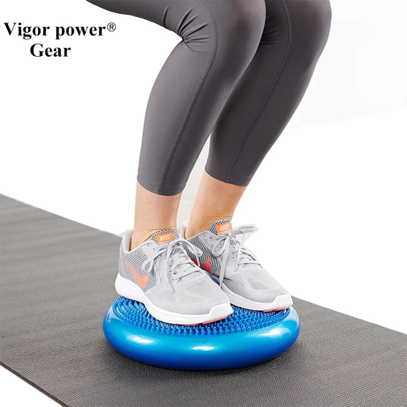 Vigor Power Gear Yoga Pad Balance Pad with Massage Point with Pump Yoga