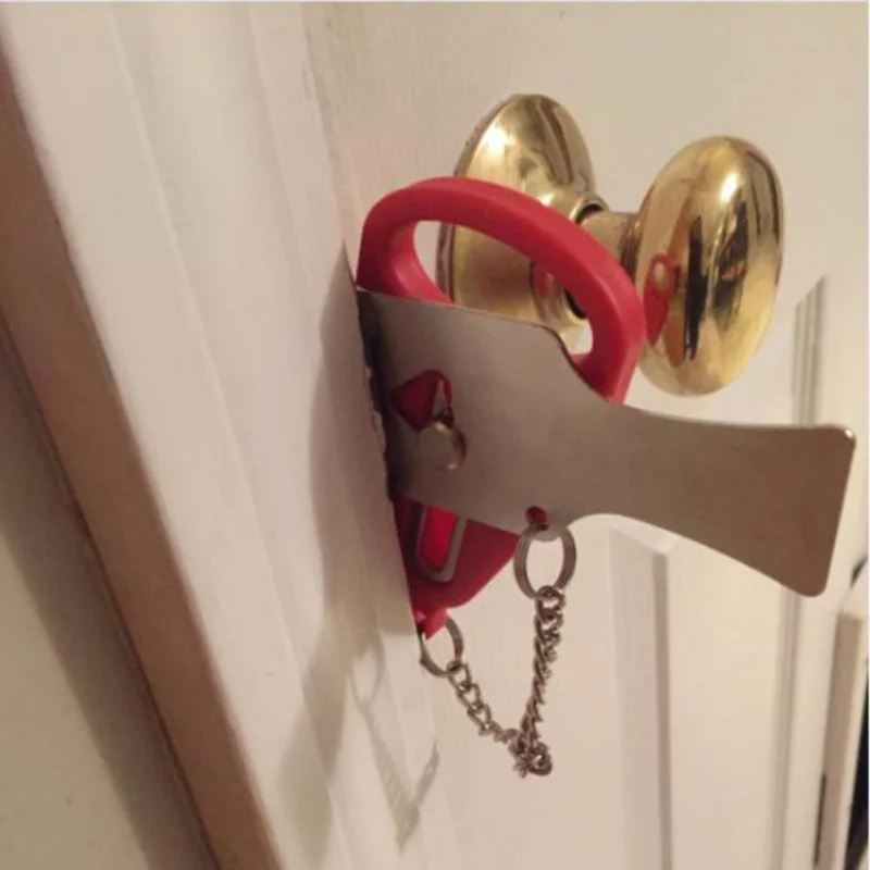 

Door Safe Lock Replaces for Addalock Compatible for Travel Lock Anti Theft Hardware Security Privacy Hotel Home Portable