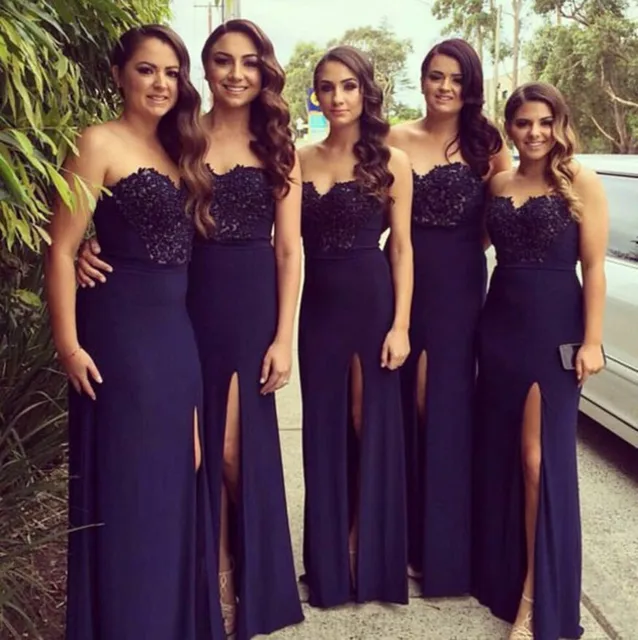 Elegant Sweetheart Long Chiffon Purple Lace Bridesmaid Dresses Elegant Sweetheart Long Chiffon Purple Lace Bridesmaid Dresses Women Formal Gowns Prom Dress Size 2