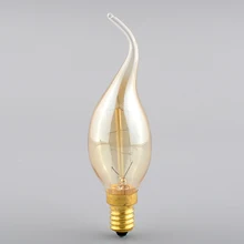 E14 для лампочек Эдисона под старину Винтажный Классический Потяните хвост свеча свет 40 Вт/220 В лампа