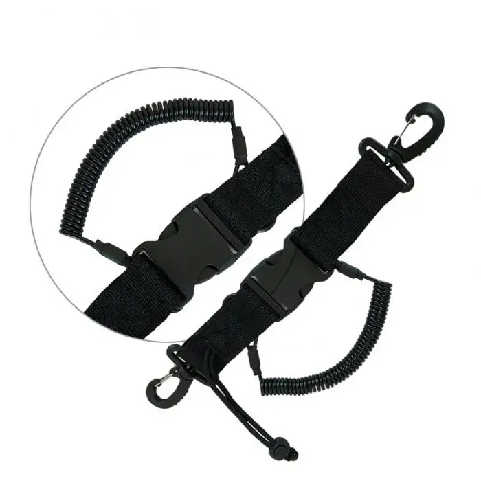Тактический эластичный ремешок фиксатор безопасности поводок Дайвинг камера Факел держатель против потери веревка XR-Hot