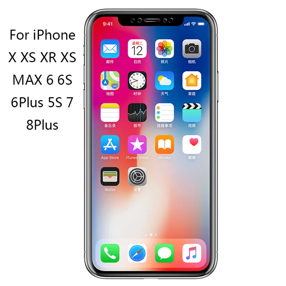 Пленка из гидрогеля пленка для iPhone X XS XR XS MAX 7 8 6 6 S Plus 5 5S Защитная пленка для экрана 3D полное покрытие мягкий экран(не стекло