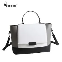 Neue ankunft mode star stil frauen tasche trapeze eimer tasche patchwork frauen leder handtasche mädchen leder umhängetasche wlhb857