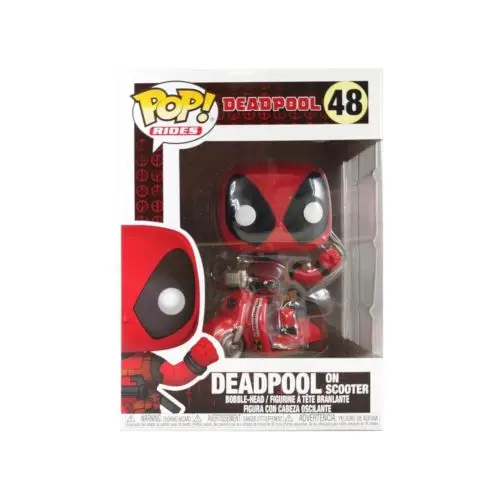 Us 2699 Funko Pop Official Marvel Rides Deadpool On Scooter Vinyl Action Figure Collectible Model Toy With Original Box In Action Toy Figures